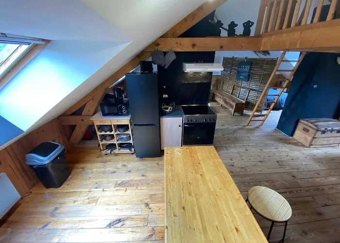 Loft Des Cimes - Evasion En Montagne Avec Local Velo Prive 公寓